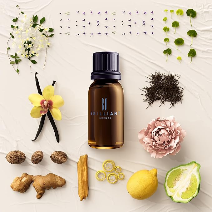 Brilliant Scents Diffuser Oil Refill, Inspired by Shangri La Hotel, Hotel Series Aroma Scents, Essential Oils Set for Home, Fragrance Oil for Candle Making, Home, 50 ML, Whispers of Paradise