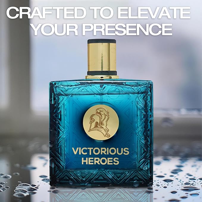 3Pack Men Colognes Victory Series Eau De Parfume Spray with Woody Floral & Fruity Scent Perfume Gift Set Day to Night Luxury Long Lasting Fragrances