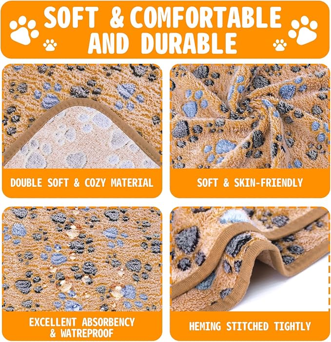 8PCS Soft Guinea Pig Bedding Blankets Washable Small Animal Fleece Cage Liners Reusable Pet Pee Pad Sleep Mat Pad Cover for Hamster Chinchilla Rabbit Hedgehog Dog Cat Essentials (16×24 Inch)