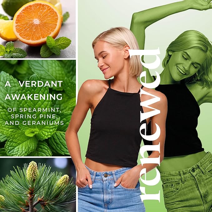 PartyLite Renewed Scented Room Spray, 100mL, with Notes of Orange, Lemon, Nutmeg, Pine & Peppermint, Part of the Mood Collection, Fresh & Clean, Perfect for Gifting