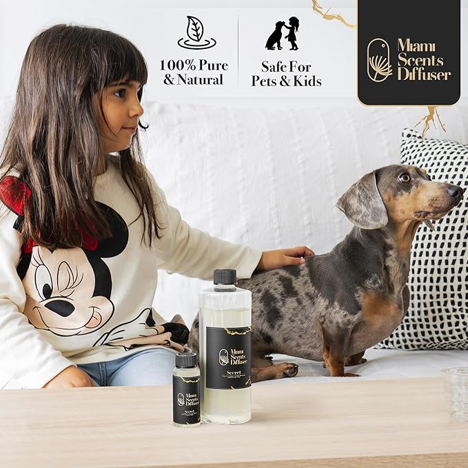 Secret Scent Inspired by Aman New York Hotel 4.0 Fl Oz - 120 ml Essential Oils Aroma for Home Office Diffuser Luxury Fragance Refill Aromatherapy Fresh Blend of Musk Cedar Wood and Bergamot Leaves.