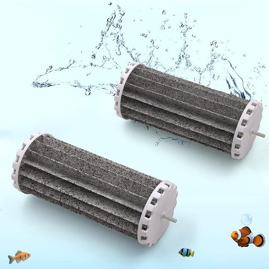Newke 2 Pack Upgraded PRBW2350B Activated Carbon Bio Wheel Aquarium Tank Filters Replacement Parts for Marineland 200B 350B Assembly Filter Parts, Perfect refills for Penguin 200B 350B Assembly Filter
