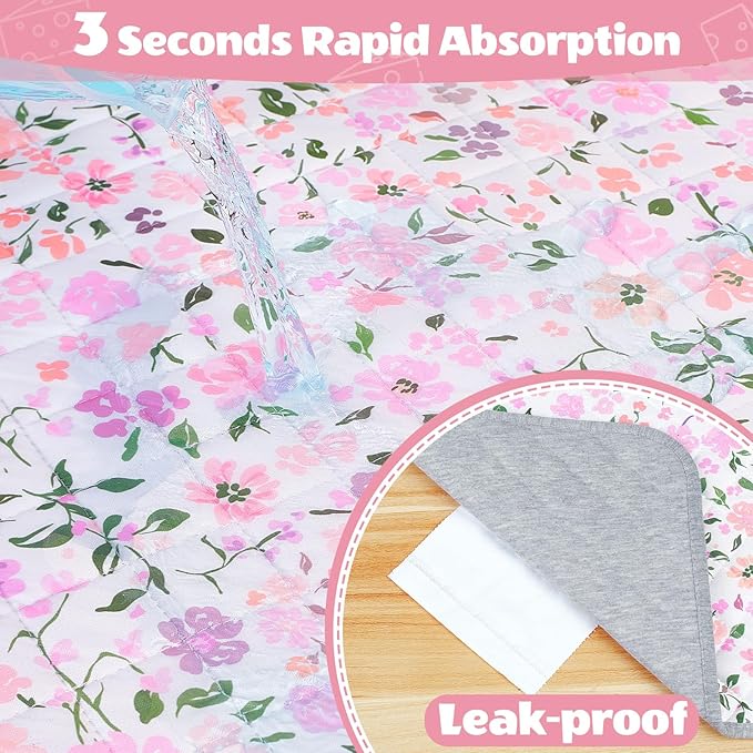 2 Pack Guinea Pig Bedding, Washable Guinea Pig Cage Liner Reusable Guinea Pig Mat Waterproof Guinea Pig Bedding for Cage, Super Absorbant Guinea Pig Pee Pads for Small Animals Hamster Rabbit Squirrel