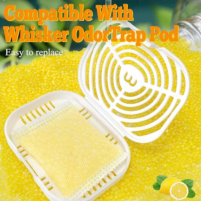 NewKe 12PCS Odor Remover Refills for Whisker OdorTrap Pod and for Litter-Robot, Cat Toilet Odor Eliminates Deodorizing Compatible with Traditional Litter Boxes, 12 Pack Litter Deodorizer, Pet Gift