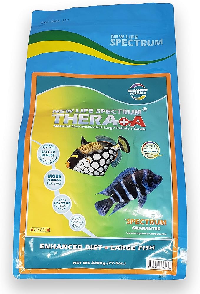 New Life Spectrum Naturox Thera A+ Large for Fresh & Saltwater Fish Bag 2200g