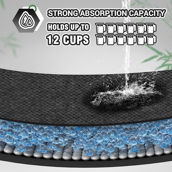 IMMCUTE Dog Pee Pads Extra Large 30"X36", 30 Count, Charcoal Puppy Pads, Absorbent Pads & Fast Drying Potty Pads for Dogs with Adhesive Strip, Disposable Pee Pads , Idea for Pet Training, Jumbo Size