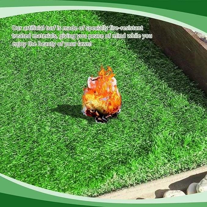 118 x 39.5in Dog Grass Pad, Extra Large Artificial Grass Turf Mat, Fake Grass for Large Dog Potty Training Indoor Outdoor Balcony Patio Lawn Decoration