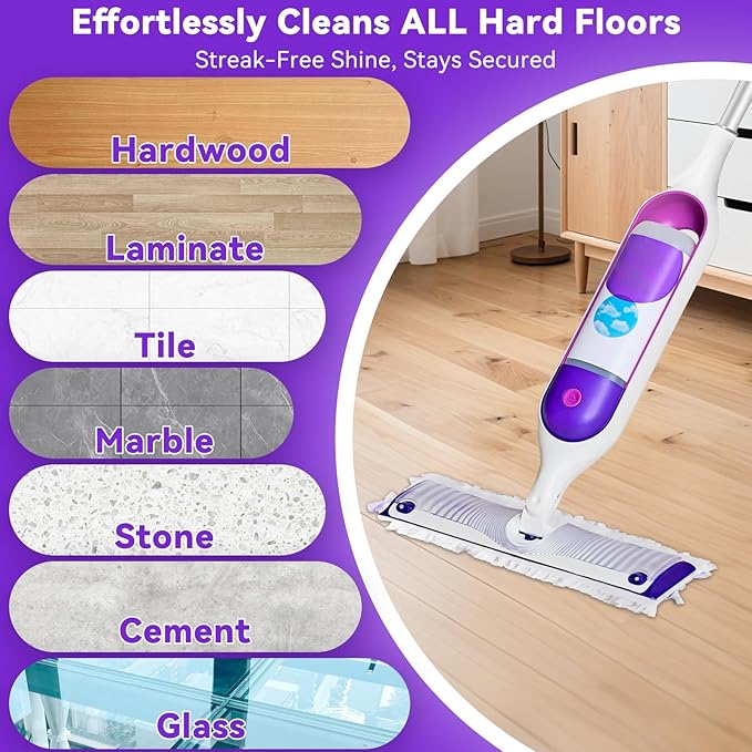 30 Pack Power Mop Pads Refills for Swiffer Power Mop | Heavy-Duty, Disposable Replacement Pads for Floor Cleaning, Multi-Surface & Wood Mopping Pad Refills (Unscented)