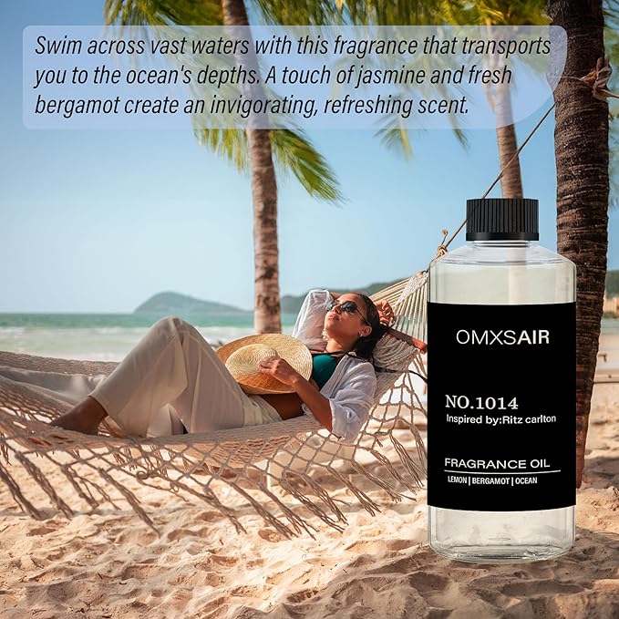 Hotel Diffuser Oil Inspired by The Ritz Carlton Hotel Scent 500ml/16.9Fl oz - Essential Oil Diffuser Refill– Luxury Hotel Aroma Oi Long Lasting HVAC Diffuser Oil for Home & Spa Use