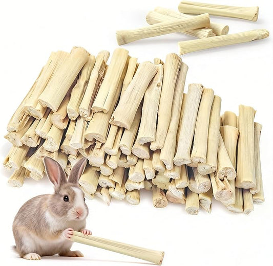 2.2Lb/1000g Natural Sweet Bamboo Chew Toys Chew Sticks Bamboo Sticks Teething Toy for Rabbit, Bunny, Guinea Pig, Hamster, Chinchilla, Bunny, Rat and Other Small Animals