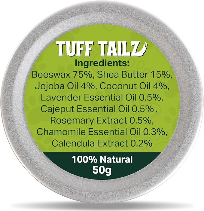 Dog Paw Balm - Heals, Repairs & Restores Dry, Cracked & Damaged Paws - Moisturizes & Soothes Irritated Paws & Noses - 100% Natural Moisturizer & Paw Protectors for Dogs & Cats- 1.70 Oz