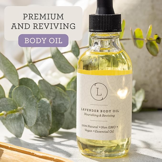 Lizush Luxury Spa Gifts for Women - 9 Piece Lavender Gifts for Her, Gift Baskets, Body Care Set for Mom, Birthday Box For Women, Self Care Spa Kit For Wife - Handmade in the USA