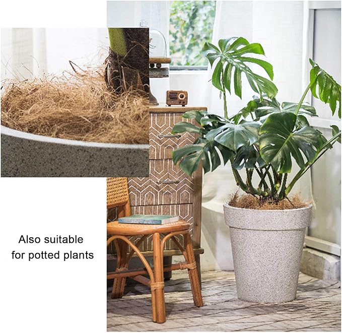 Coconut Fiber, 9oz. Comfortable Bedding for Small Birds and Animals, Nest Material for Nest Building, Hideouts, Plants and Upholstery