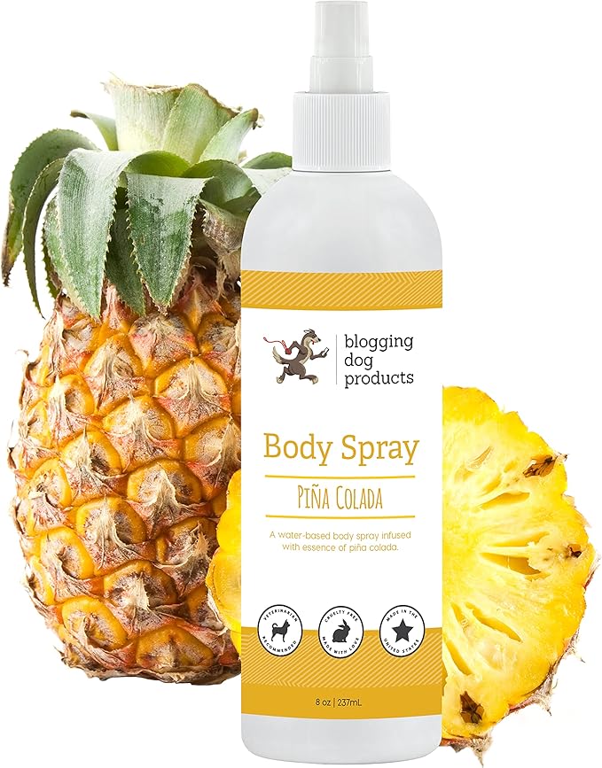Dog Deodorizing Spray – Pina Colada Scented Dog Perfume for Smelly Dogs – Safe, Refreshing Grooming Spray Pina Colada Dog Cologne & Odor Eliminator – Long‑Lasting Tropical Freshness for Dogs