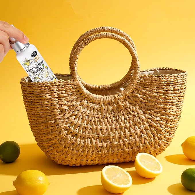 Clean-n-Fresh Toilet Spray, Pack of 3 - Citrus Scent, Bathroom & Toilet Odor Removers, Air Fresheners for Home, Travel Size Toiletries, Total 5.1 Fl Oz