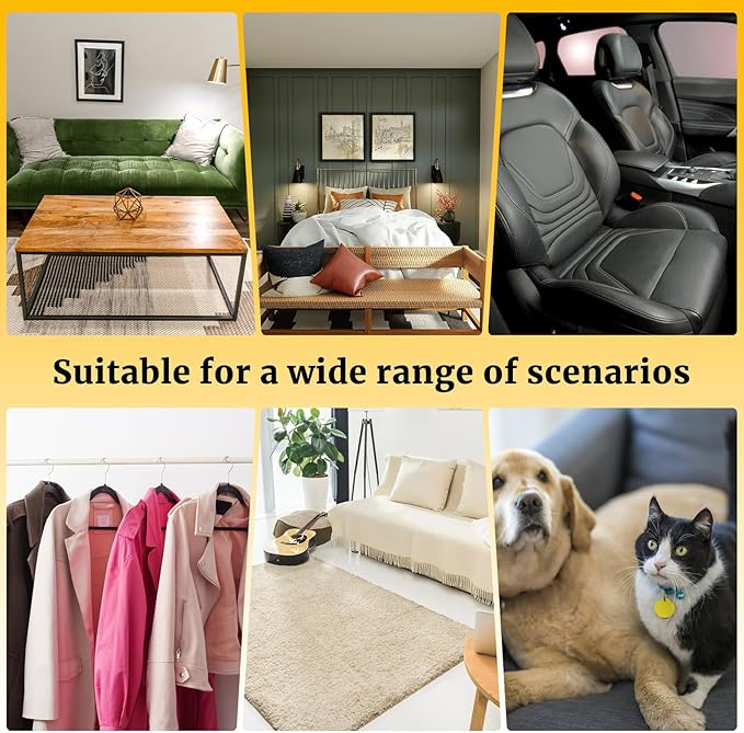 3PCS Upgraded Pet Hair Removal Glove for Dogs & Cats, Reusable Electrostatic Pet Hair Remover Glove for Couch, Furniture, Carpet & Car Seat, Best Grooming Gloves for Pets Hair Removal & Massage