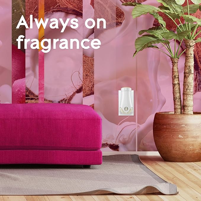 Glade PlugIns Refills Air Freshener, Scented and Essential Oils for Home and Bathroom, Exotic Tropical Blossoms, 6.7 Fl Oz, 10 Count (Packaging May Vary)