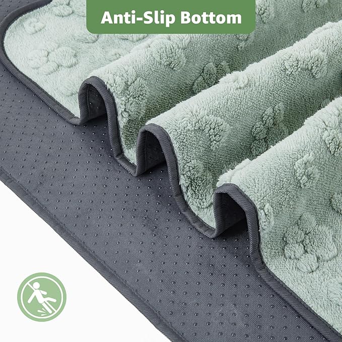 LOOBANI Washable Pee Pads for Dogs: 2 Pack Super Absorbent Reusable Puppy Pads, Leakproof and Waterproof Dog Training Pads Whelping Pads for Potty, Floor, Crate, Couch Bed and Travel, 31"x36"