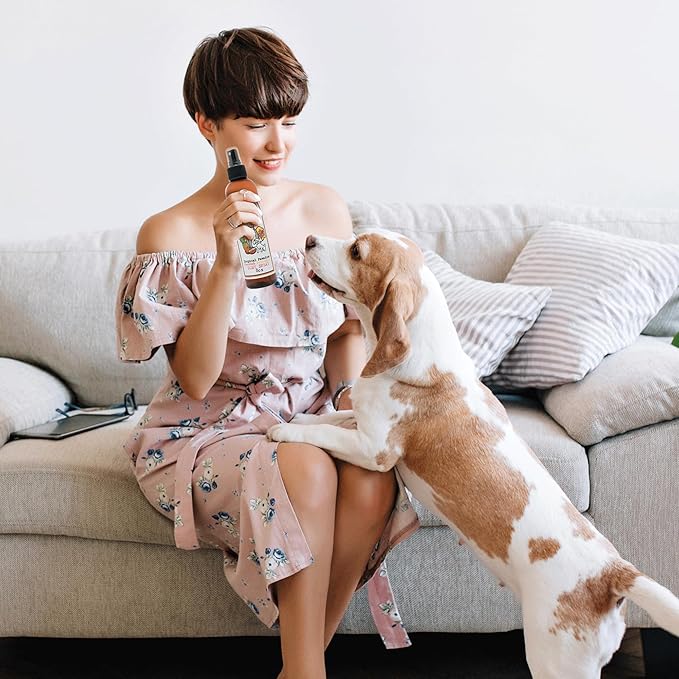 Jax N Daisy Tropical Pawadise Spray a Delightful Tropical Scent all Natural Good for Coat Skin Long Lasting Deodorizing Spray dog Perfume Deodorant for Smelly Dogs pet Perfume