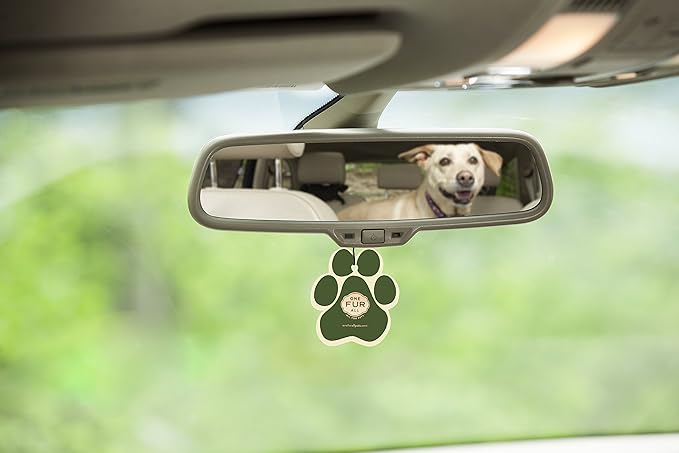 One Fur All Pet House Air Freshener - Mediterranean Sea Pack of 4 - Non-Toxic, Pet-Friendly Air Freshener for Small Spaces & Car - Hanging Odor Eliminator
