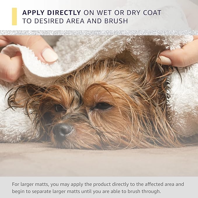 Hydra Professional Ultra Dematting and Finishing Spray for Dogs and Cats, Suitable for Pets with Long Hair, 169 fl.oz
