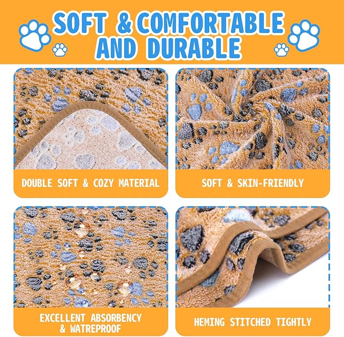 8Pack Soft Guinea Pig Bedding Blankets Washable Small Animal Fleece Cage Liners Reusable Pet Pee Pad Sleep Mat Pad Cover for Hamster Chinchilla Rabbit Hedgehog Dog Cat Essentials (20×30 Inch)