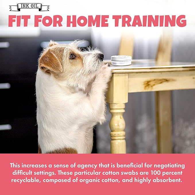 Ink Oil - Pup Scent Work Starter Kit I AKC Training Kit I Complete Nose Scentwork - Anise, Birch, Clove & Cypress Scent I Portable Small Aid Kit for Pet Home or AKC Trainer - Pure Essential Oils Sets