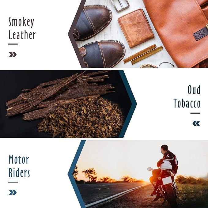 Fragrance Oil, MitFlor Men's Club Fragrance Gift Set, Premium Essential Oils for Home Diffusers, Soap Candle Making Scents, Scented Oils Gift Set for Men, 10ml x 6