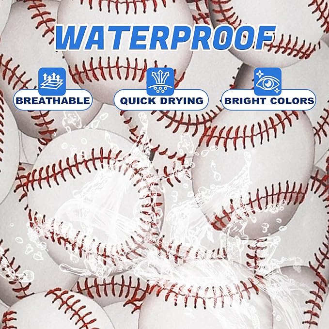 Baseball Laundry Basket Ball Oxford Cloth Laundry Hamper With Handle Foldable Portable Clothes Storage Basket 18.9 X 16.5 In Storage Bag For Laundry Room/Bathroom/Bedroom/Dormitories