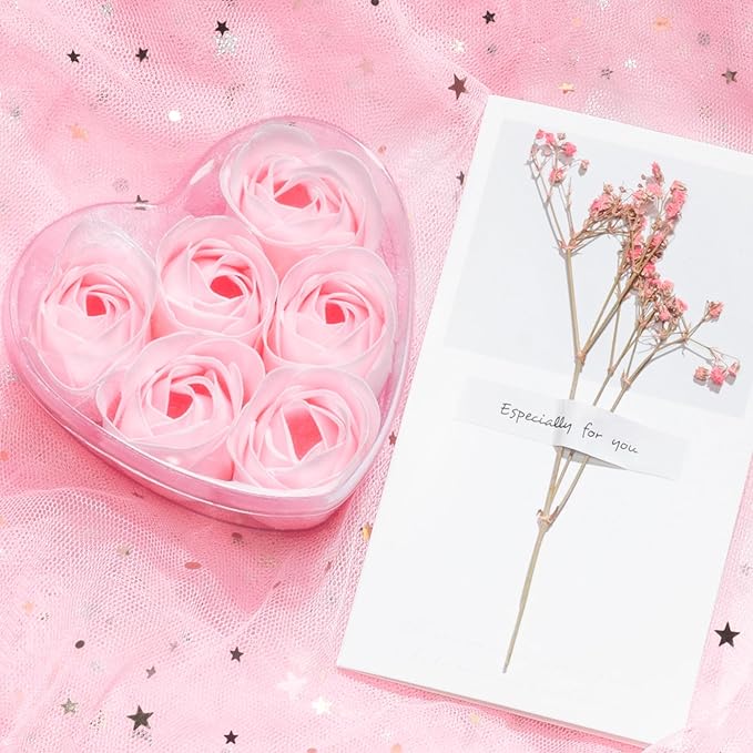 Birthday Gifts for Women Friendship, Rose Relaxing Spa Gifts Basket for Women Self Care Gifts, Thank You Gifts Bath Set Christmas Gifts for Mom Her Best Friend Wife Sister Coworker Nurse Teacher