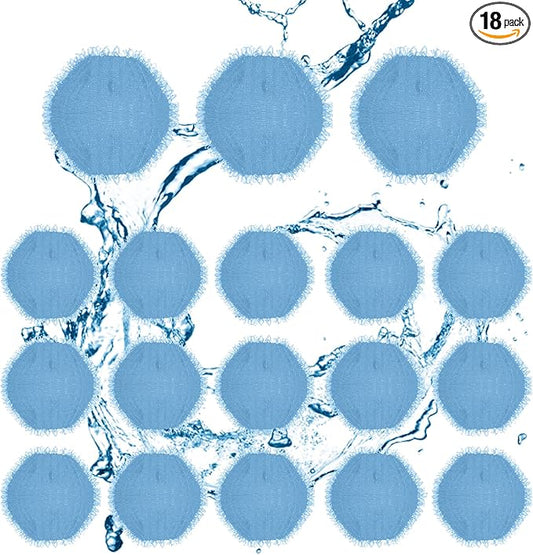 18-Pack Reusable Pet Hair Remover Balls for Laundry, Washer and Dryer Lint Catcher for Dog and Cat Fur Removal