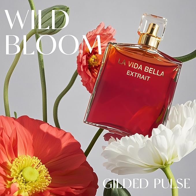 4PCS Perfume Set for Women Fragrance Gift Set with Vanilla,Sweet Fruity Eau De Parfume| 3.4 Fl Oz Each(La Vida Bella,La Vida Bella Ext,Valentine Pink,Romance)