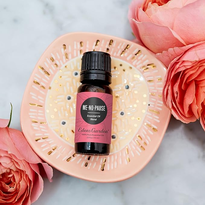 Edens Garden Me-No-Pause Essential Oil Blend- 100% Pure Premium Grade, Undiluted, Natural, Therapeutic, Aromatherapy, The Best for Diffusing, Skin, Face, Humidifiers 10 ml (.33 fl oz)