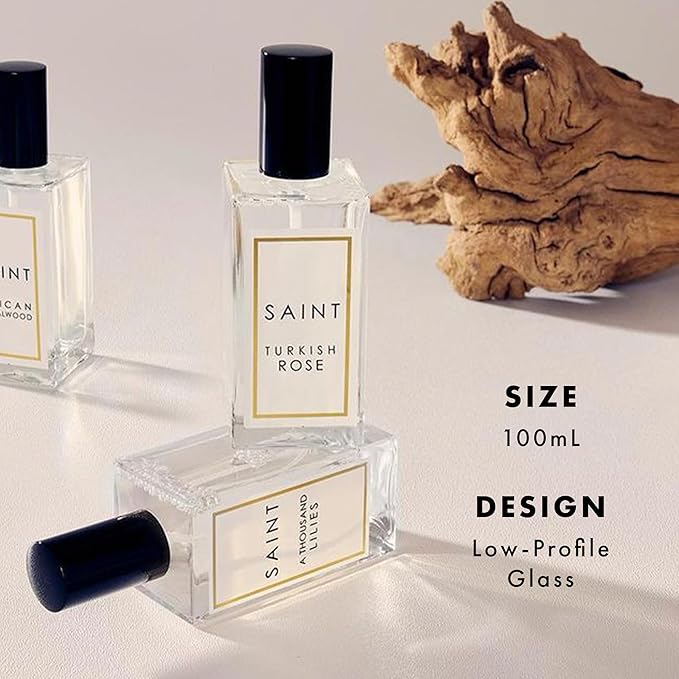 SAINT 100mL Room Spray - Aromatherapy Linen Spray - Relaxing and Calming Mist for Bed, Pillows, and Fabric - Air Fresheners for Home, Bedroom, or Bathroom, Turkish Rose