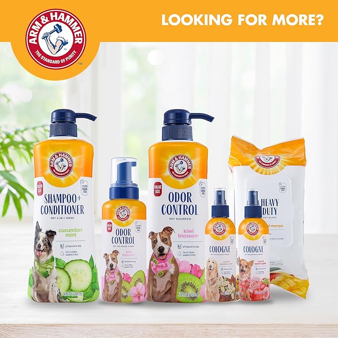 Arm & Hammer for Pets Cologne Pet Fragrance Spray for Dogs with Deodorizing Baking Soda, Rose and Sweet Apple Scented Dog Spray, 6 Ounces