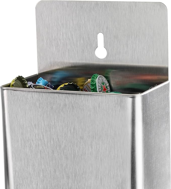 New Star 48469 Stainless Steel 18/8 Bottle Cap Catcher, 13-Inch
