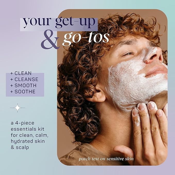 SpaLife Mens Body Wash Gift Set w/ Body Wash, Shave Gel, After-Shave Gel, Shampoo | Mens Skin Care Gift Set | Skincare Christmas Gifts for Men | Gifts for Men | Men's Skincare | 4-Piece