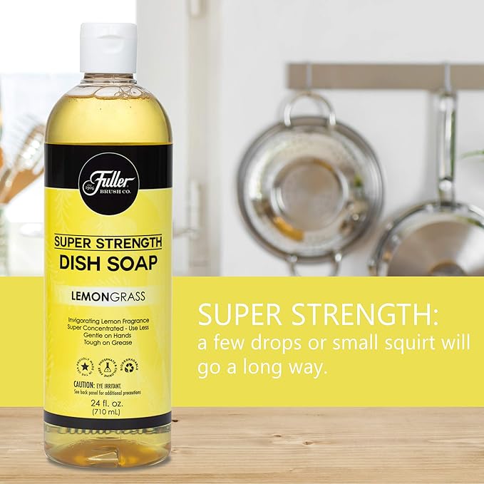 Fuller Brush Super Strength Dish Soap – Lemongrass Scent
