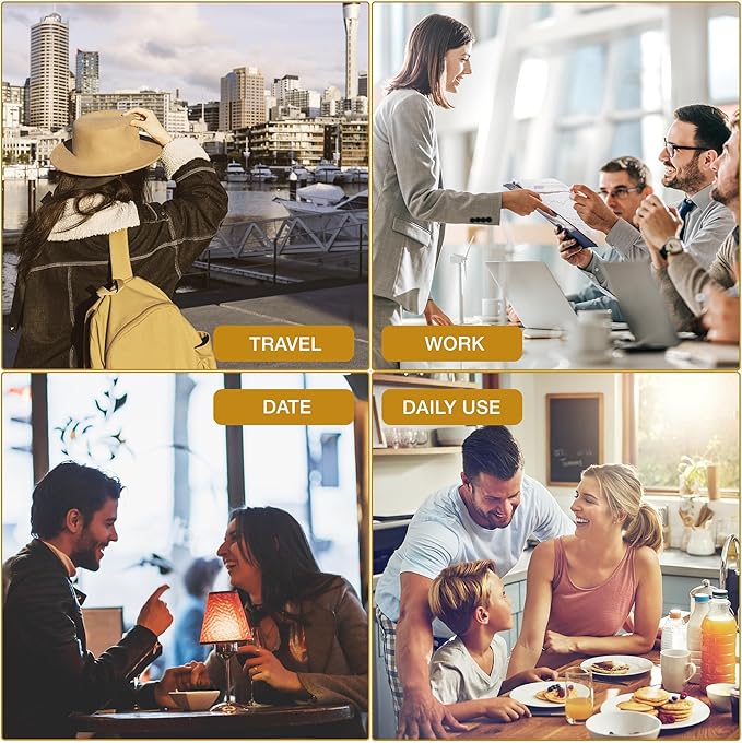 2PCS Perfume Travel Refillable Bottle, Bottom-Filling Fragrances Perfume Atomizer, Empty Mini Cologne Dispenser, Portable Sprayer Pocket Size for On the Go 5ml (Black & Gray)