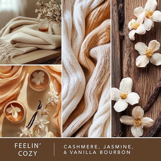 Scentsationals Fragrance Oil Plug In Air Freshener Refills 3-Pack - Feelin' Cozy - Works with Scentsationals Wall Plugs, Long-Lasting Home Fragrance, 0.8 fl oz Each, Packaging May Vary