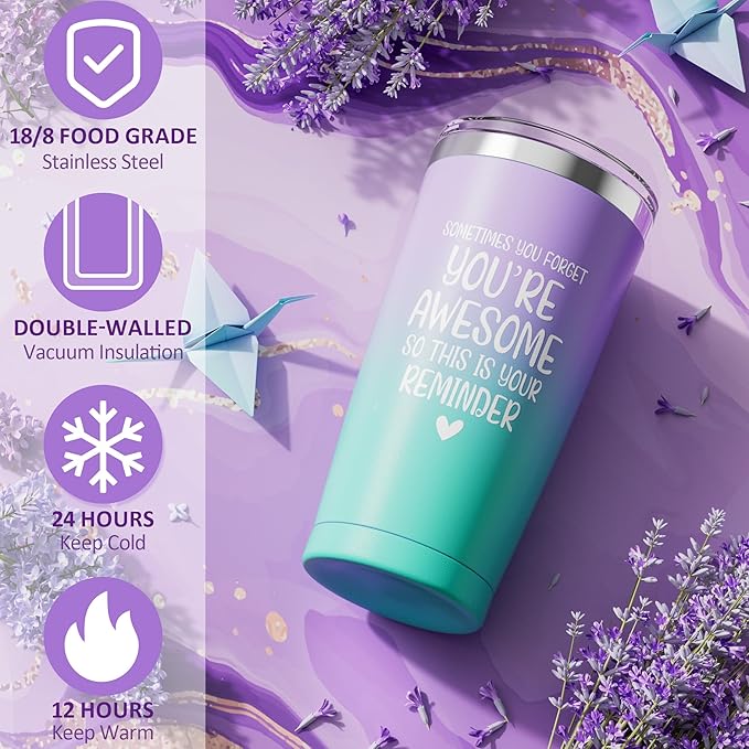 Birthday Gifts for Women Friendship, Lavender Relaxing Spa Gifts Basket for Women Self Care Gifts, Thank You Gifts Bath Set Christmas Gifts for Mom Her Best Friend Wife Sister Coworker Nurse Teacher