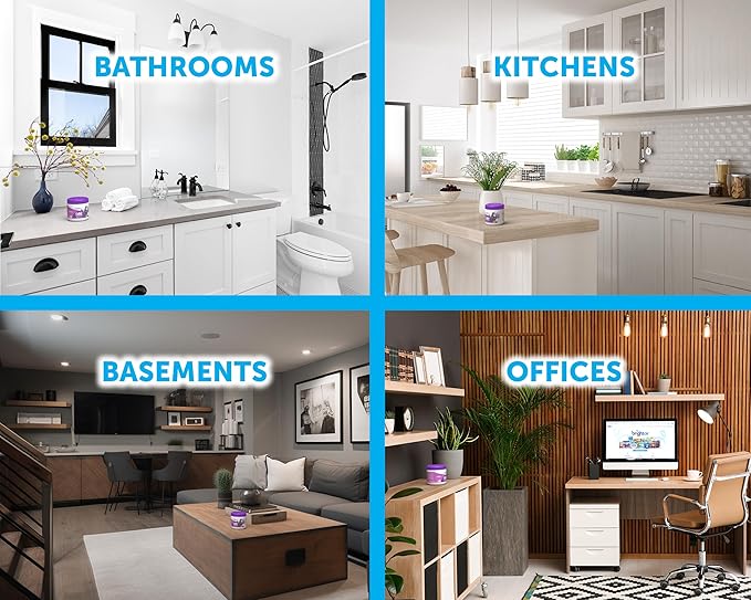 Bright Air 14 oz. Super Odor Eliminator, For Medium-Size Spaces, Lavender & Fresh Linen Scent, Case of 6, Odor Eliminator & Air Freshener, Natural Essential Oils, Lasts Up to 90 Days Each