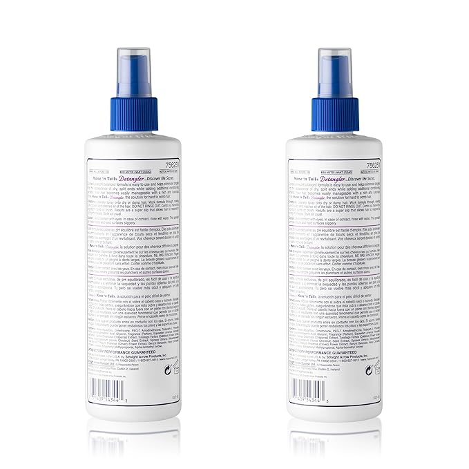 Mane 'n Tail Mane 'n tail detangler 2 pack, Apple Blossom, 24 Fl Ounce
