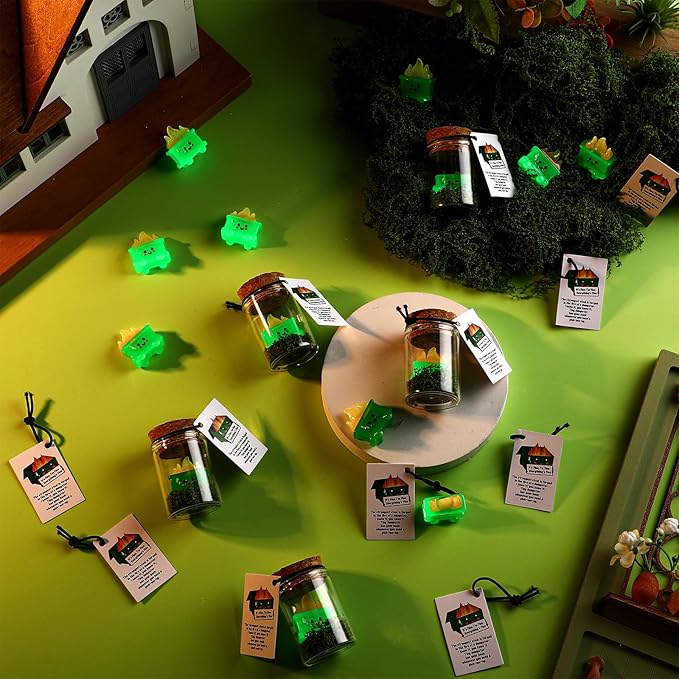 20 Sets Emotional Encouragement Support Gifts Bulk Team Building Positive Affirmation Thank You Gift with Inspirational Cards Desk Luminous Dumpster Gifts for Christmas Employee Staff Team