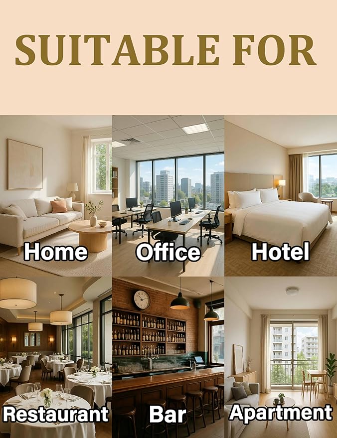 Hotel Diffuser Oil, InterContinental Inspired Luxury Scented Oil for Waterless, Cold Air, Reed Diffuser, Long Lasting Aromatherapy Fragrance, Relaxing & Elegant Aroma for Home, Office, Spa - 3.38Fl Oz