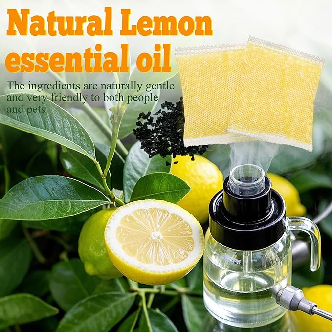 NewKe 12PCS Odor Remover Refills for Whisker OdorTrap Pod and for Litter-Robot, Cat Toilet Odor Eliminates Deodorizing Compatible with Traditional Litter Boxes, 12 Pack Litter Deodorizer, Pet Gift