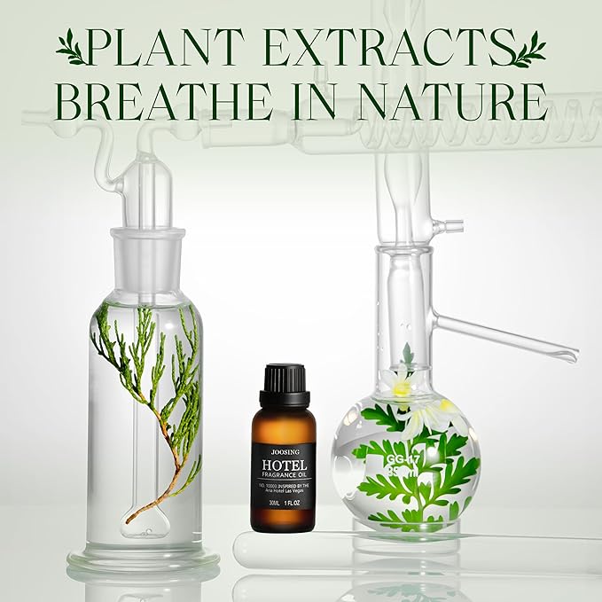 Hotel Diffuser Oils Gift Set, Joosing Hotel Scent Essential Oils d 4 x 30ml Large Bottles (4 Fl Oz Total), Premium Fragrance Oil No. 10003 The Aria for Le Labo Aromatherapy Diffusers and Humidifiers