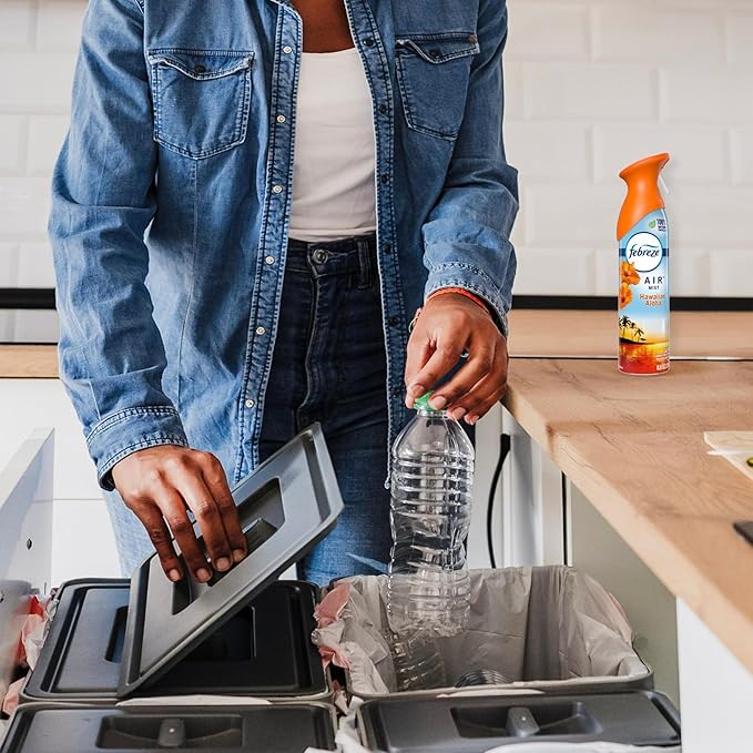 Febreze Air Freshener and Odor Fighter Spray, Hawaiian Aloha Scent, 8.8 Oz (Pack of 6)