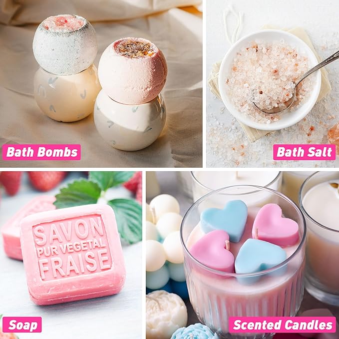 Fragrance Oils, ESSLUX Bath & Body Scented Essential Oils for Diffusers for Home, Premium Soap Candle Making Scents, Aromatherapy Oils Gift Set,10ml*6 - Coconut Fresh, Minty Eucalyptus, and More