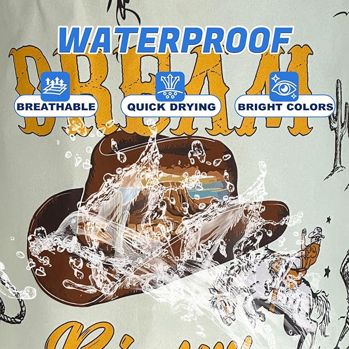 Western Cowboy Laundry Basket Oxford Cloth Cowboy Hat Desert Laundry Hamper With Handle Foldable Portable Clothes Storage Basket 18.9 X 16.5 In Storage Bag For Laundry Room/Bathroom/Bedroom